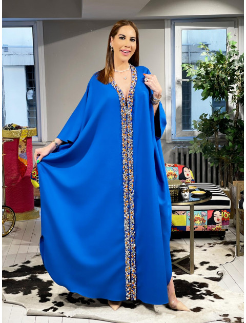Night Blue Abaya