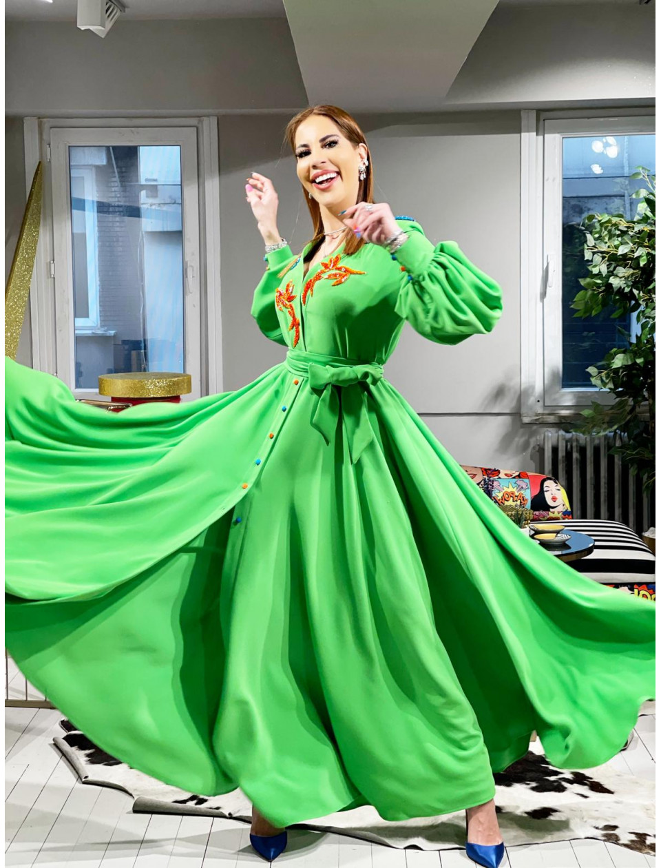 Green Love Dress